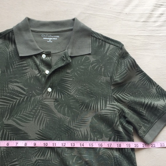 Green Jungle Floral Polo - Picture 3 of 5